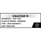 COBI 8.8 cm Flak 18, Juegos de construcción 