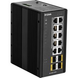 D-Link DIS‑300G‑14PSW Gestionado L2 Gigabit Ethernet (10/100/1000) Energía sobre Ethernet (PoE) Negro, Interruptor/Conmutador Gestionado, L2, Gigabit Ethernet (10/100/1000), Bidireccional completo (Full duplex), Energía sobre Ethernet (PoE), Montaje de pared