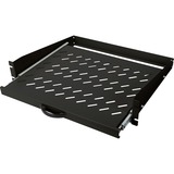 Digitus Baldas extraíbles para la instalación fija en los carriles de perfil delanteros de 483 mm (19") negro, Cajón metálico para rack, Negro, Acero, 30 kg, 2U, Turquía