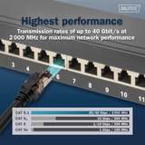 Digitus DK-1843-030, Cable negro