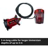 EINHELL GE-DP 18/25 LL Li-Solo, 4181590, Bombas presión e inmersión rojo/Negro