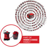 EINHELL Power X-Change Bomba de agua sucia a batería GE-DP 18/25 LL Li-Solo, 18 Voltios, Bombas presión e inmersión rojo/Negro