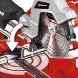 EINHELL TC-SM 254, Sierras de corte a inglete y a bisel rojo/Negro