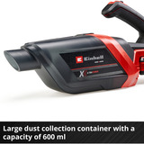 EINHELL TE-HV 18/06 Solo, Aspiradora de mano rojo/Negro