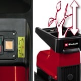 EINHELL Trituradora eléctrica silenciosa GC-RS 60 CB, Picador rojo/Negro