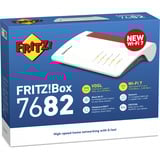 FRITZ! Box 7682, Router blanco/Rojo