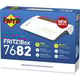 FRITZ! Box 7682, Router blanco/Rojo