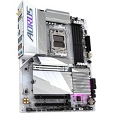 GIGABYTE B650E AORUS ELITE X AX ICE Placa base - AMD Ryzen serie 9000, VRM de 12+2+2 fases, hasta 8000 MHz DDR5 (OC), 1xPCIe 5.0 + 2xPCIe 4.0 M.2, LAN 2,5 GbE, WIFI 6E, USB 3.2 Gen 2 blanco/Plateado, VRM de 12+2+2 fases, hasta 8000 MHz DDR5 (OC), 1xPCIe 5.0 + 2xPCIe 4.0 M.2, LAN 2,5 GbE, WIFI 6E, USB 3.2 Gen 2, AMD, Zócalo AM5, AMD Ryzen 7000 Series, AMD Ryzen 8000 Series, AMD Ryzen 9000 Series, Zócalo AM5, DDR5-SDRAM, 256 GB