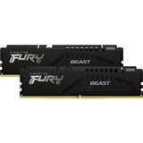 Kingston FURY FURY Beast 16GB 5600MT/s DDR5 CL36 DIMM (Kit de 2) Black EXPO, Memoria RAM negro, 16 GB, 2 x 8 GB, DDR5, 288-pin DIMM