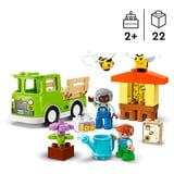 LEGO DUPLO Cuidado de Abejas y Colmenas, Juegos de construcción Juego de construcción, 2 año(s), Plástico, 22 pieza(s), 416 g
