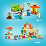 LEGO DUPLO Cuidado de Abejas y Colmenas, Juegos de construcción Juego de construcción, 2 año(s), Plástico, 22 pieza(s), 416 g
