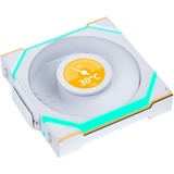 Lian Li UNI FAN SL120 LCD Wireless, Ventilador blanco