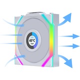 Lian Li UNI FAN SL120 LCD Wireless, Ventilador blanco