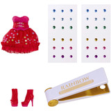 MGA Entertainment Rainbow High Be Dazzling Fashion Dolls - Vivienne Rouge, Muñecos 