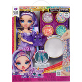 MGA Entertainment Rainbow High Shimmers with Slime - Violet, Muñecos 