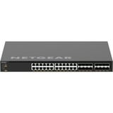Netgear XSM4340FV Gestionado L3 1U Negro, Interruptor/Conmutador Gestionado, L3, Bidireccional completo (Full duplex), Montaje en rack, 1U