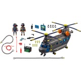 PLAYMOBIL City Action Helicóptero de rescate SWAT, Juegos de construcción 