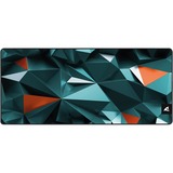 Sharkoon SKILLER SGP30 XXL D1, Almohadilla de ratón para juegos gris-verde/Rojo