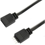 SilverStone AR12 RGB Procesador Enfriador 12 cm Negro, Acero inoxidable, Blanco, Disipador de CPU Enfriador, 12 cm, 700 RPM, 2200 RPM, 29 dB, 68,9 cfm