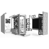 be quiet! Silent Base 802 White Midi Tower Blanco, Cajas de torre blanco, Midi Tower, PC, Blanco, ATX, EATX, micro ATX, Mini-ITX, Acrilonitrilo butadieno estireno (ABS), Acero, 18,5 cm