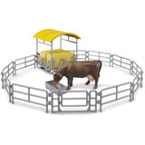 bruder Comedero de heno con cercas y abrevadero, Automóvil de construcción 