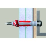 fischer Dübel DuoSeal 8x48 S PH TX A2, Pasador gris claro/Rojo