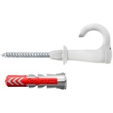 fischer EasyHook Redondo DuoPower 8x40, Pasador blanco