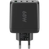 goobay Cargador rápido USB-C multipuerto, PD, GaN, 68 vatios negro