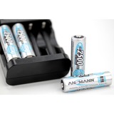 Ansmann 5035432 pila doméstica AA Níquel-metal hidruro (NiMH), Batería plateado, AA, Níquel-metal hidruro (NiMH), 1,2 V, 2500 mAh, 14,5 x 14,5 x 50,5 mm