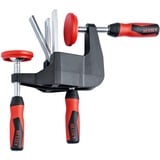 BESSEY sargento de ajuste para marco de puerta TFM-2K, Gato negro/Rojo