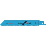 Bosch 2 608 656 027 hoja de sierra de calar, de sierra de marquetería y de sierra recíproca Hoja para sierra recíproca Bimetálico 100 pieza(s) Hoja para sierra recíproca, Metal, Pipa, Bimetálico, 2 mm, 0,9 mm, 15 cm
