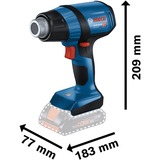 Bosch GHG 18V-50 Pistola de aire caliente 175 l/min 500 °C Negro, Azul, Decapador por aire caliente azul/Negro, Pistola de aire caliente, Negro, Azul, 175 l/min, 500 °C, 300 °C, 6 s