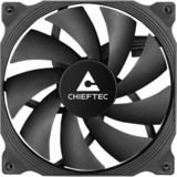 Chieftec ZF-1225PWM sistema de refrigeración para ordenador Carcasa del ordenador Ventilador 12 cm Negro 1 pieza(s) Ventilador, 12 cm, Negro