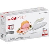 Clatronic EM 3062 cuchillo eléctrico 180 W Blanco blanco, Blanco, 180 W