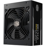 Cooler Master MWE 1250 V2 Black, Fuente de alimentación de PC negro