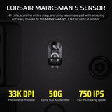 Corsair SCIMITAR Elite Wireless SE, Ratones para gaming Gunmetal