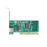 DeLOCK Tarjeta PCI para 1 x RJ45 Gigabit LAN RTL, Adaptador de red 