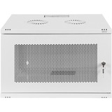 Digitus Carcasa de pared SOHO, sin montar - 540 x 400 mm (an. x pr.), Armario IT gris claro, sin montar - 540 x 400 mm (an. x pr.), Bastidor de pared, 7U, 60 kg, Rieles de rack, Gris