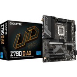 GIGABYTE Z790 D AX Placa base - Soporta CPUs Intel Core de 14ª generación, VRM digital de 12+1+1 fases, hasta 7600MHz DDR5 (OC), 3xPCIe 4.0 M.2, Wi-Fi 6E, LAN de 2.5GbE, USB 3.2 Gen 2 VRM digital de 12+1+1 fases, hasta 7600MHz DDR5 (OC), 3xPCIe 4.0 M.2, Wi-Fi 6E, LAN de 2.5GbE, USB 3.2 Gen 2, Intel, LGA 1700, Intel® Celeron®, Intel® Core™ i3, Intel® Core™ i5, Intel® Core™ i7, Intel® Core™ i9,..., LGA 1700, 192 GB, DDR5-SDRAM