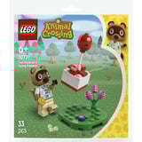 LEGO Animal Crossing Tom Nook y regalo con globo, Juegos de construcción 