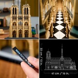 LEGO Architecture Notre Dame de París, Juegos de construcción Juego de construcción, 18 año(s), Plástico, 4383 pieza(s), 3,57 kg