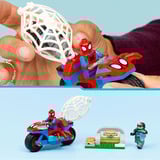 LEGO Marvel Spidey y sus súper amigos Spidey en motocicleta vs. Rhino, Juegos de construcción 