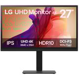 LG 27BA45U-B pantalla para PC 68,6 cm (27") 3840 x 2160 Pixeles 4K Ultra HD Negro, Monitor LED negro, 68,6 cm (27"), 3840 x 2160 Pixeles, 4K Ultra HD, 5 ms, Negro