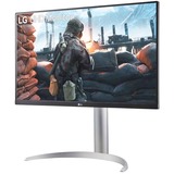 LG 27UP650P, Monitor de gaming plateado/blanco