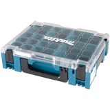 Makita MAKPAC-Organizer 191X80-2, Maleta azul/Transparente