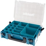 Makita MAKPAC-Organizer 191X80-2, Maleta azul/Transparente