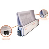 Peach PB200-70 máquina de encuadernación térmica 60 s 300 hojas Blanco, Encuadernadora blanco/Naranja, 300 hojas, Blanco, 60 s, 1,5 cm, 180 s, 80 g/m²