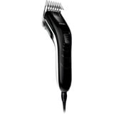 Philips Cortapelos familiar con cuchillas de acero inoxidable, Cortador de pelo negro, Negro, Blanco, 3 mm, 2,1 cm, 4,1 cm, Corriente alterna, 4,1 cm