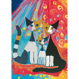 Schmidt Spiele Rosina Wachtmeister: Familia de gatos feliz, Puzzle 