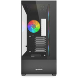 Sharkoon AK6 RGB, Cajas de torre negro